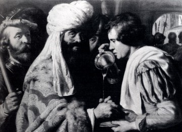 Pilate se lavant les mains Jan Lievens Peinture à l'huile